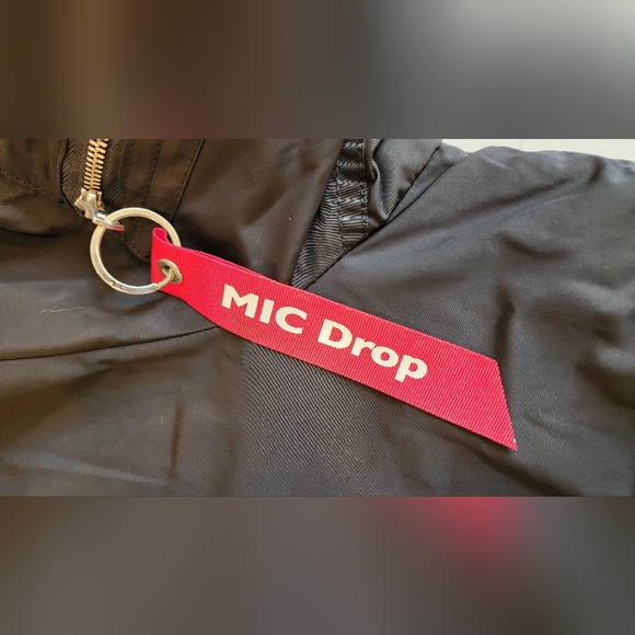 Authentic BTS Mic Drop Bomber Jacket Medium - Picture 10 of 13